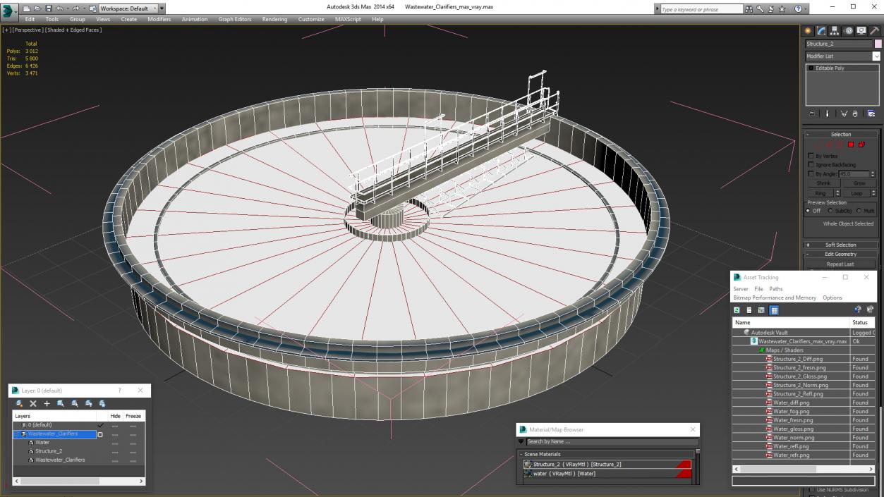 3D Wastewater Clarifiers