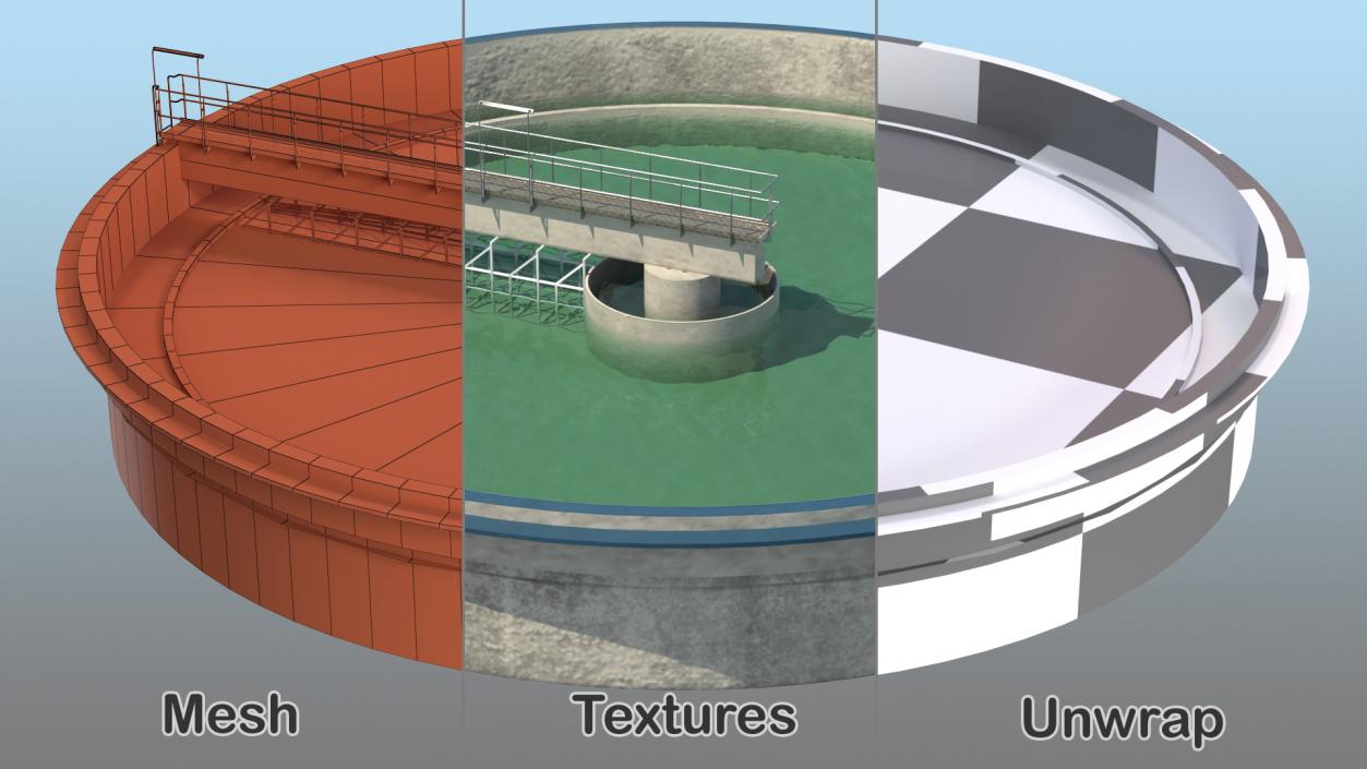 3D Wastewater Clarifiers