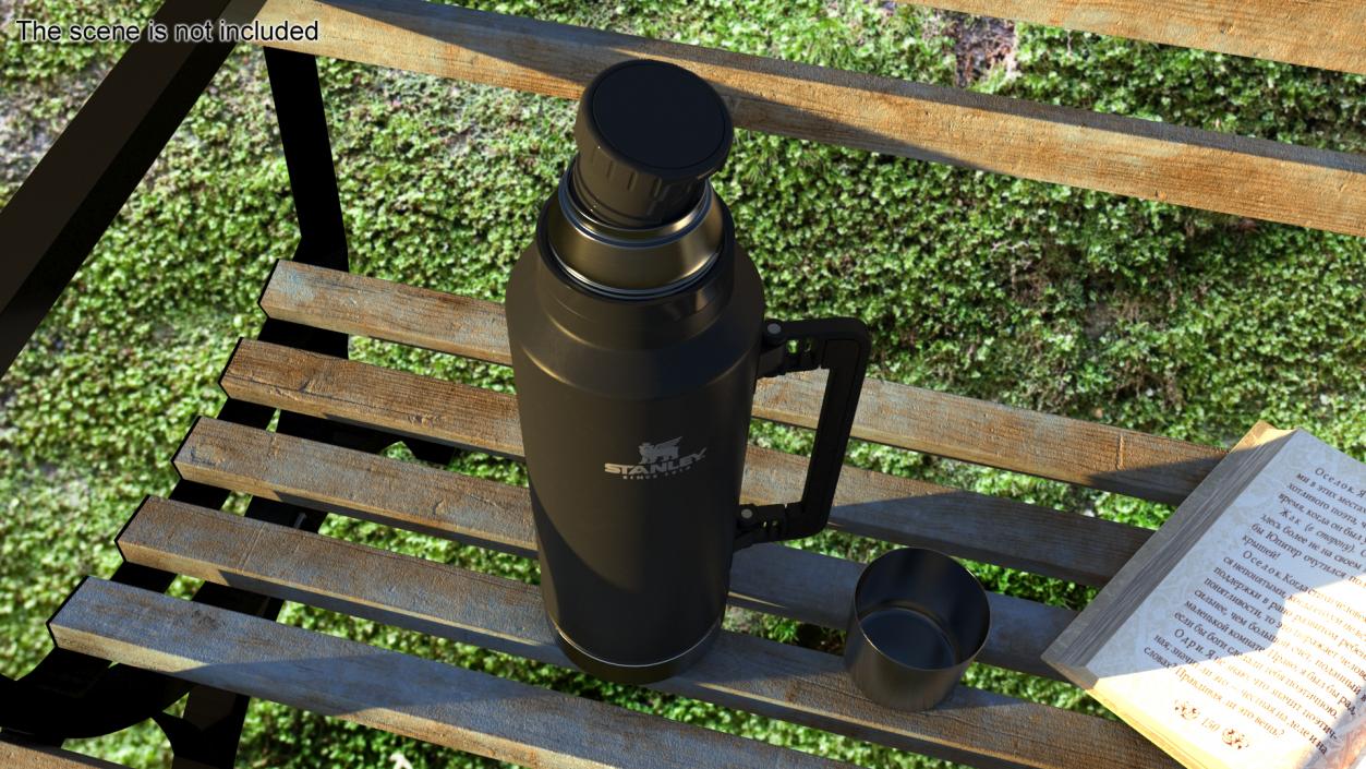 3D model Stanley Classic Legendary Bottle Black 2