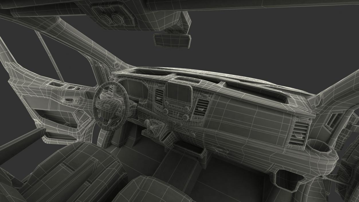 3D Ford Transit Cargo 2020 model