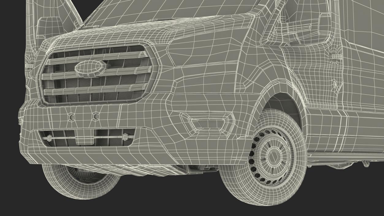 3D Ford Transit Cargo 2020 model