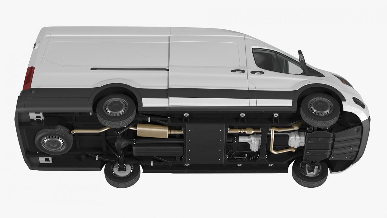 3D Ford Transit Cargo 2020 model