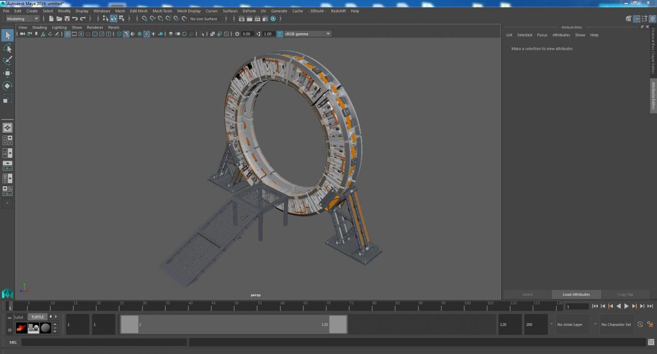 Time Gate 3D model