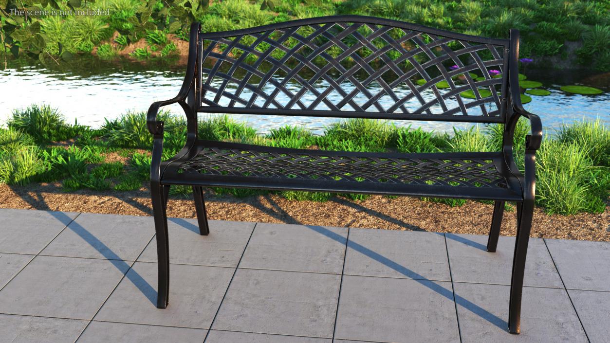 Street Benches Collection 3 3D