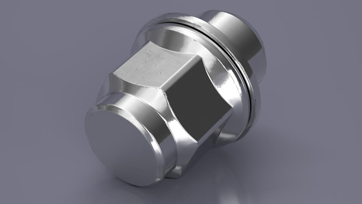 Wheel Nut 3D model