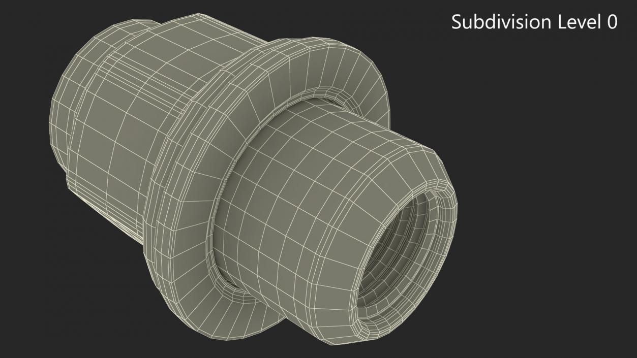 Wheel Nut 3D model