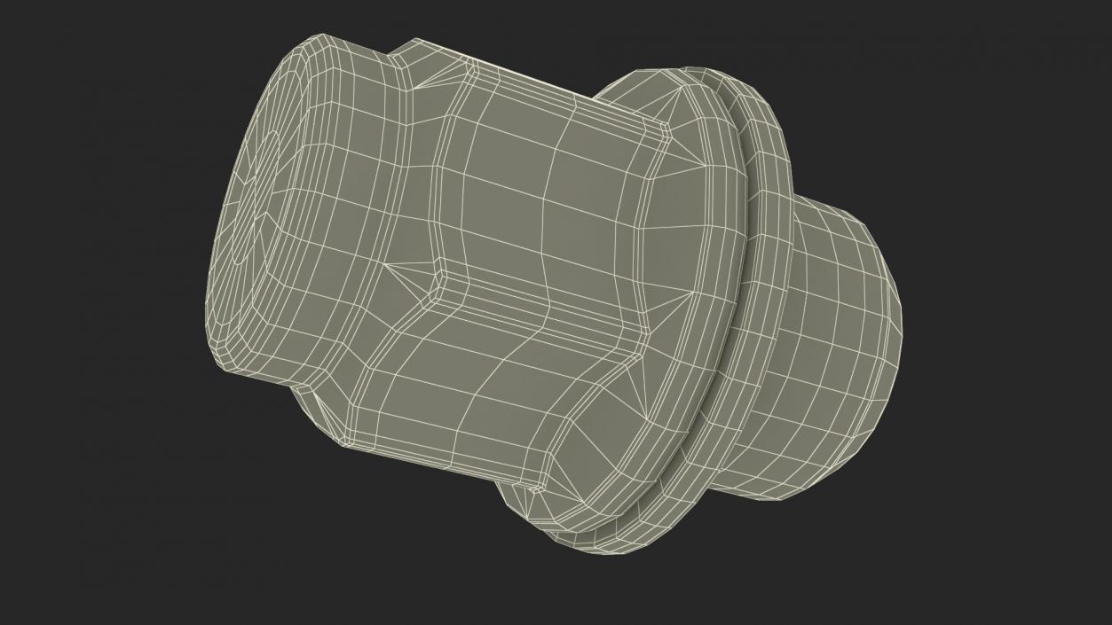 Wheel Nut 3D model