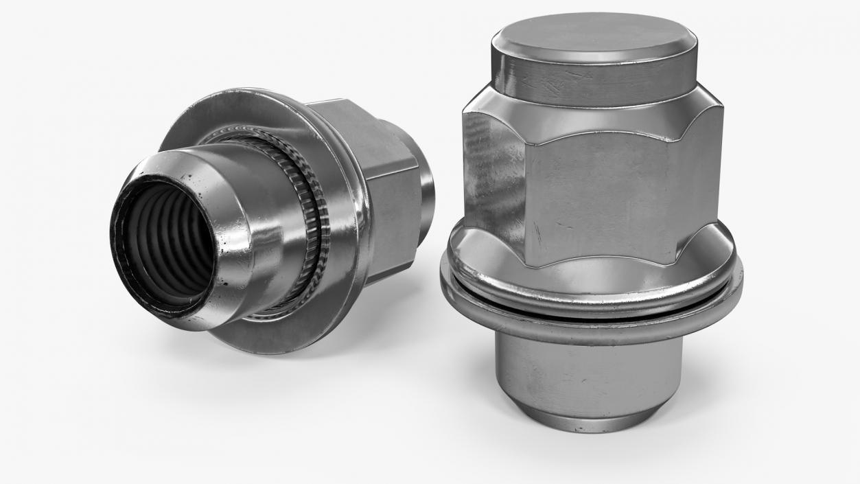 Wheel Nut 3D model