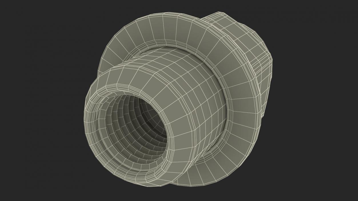 Wheel Nut 3D model