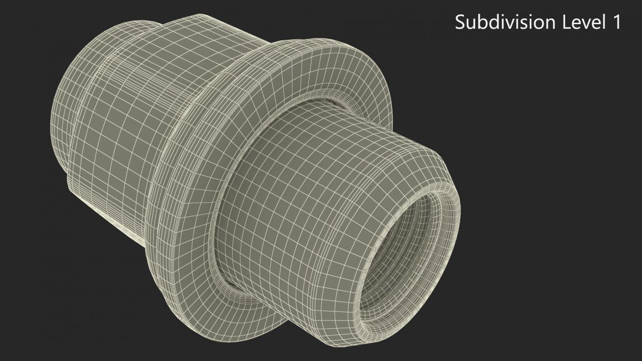 Wheel Nut 3D model