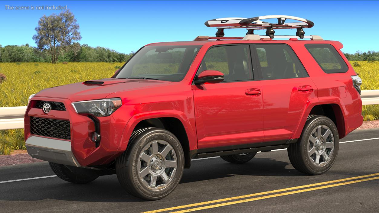 Toyota 4Runner with Thule Trail XTL Roof Basket 3D