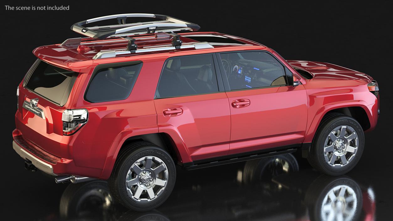 Toyota 4Runner with Thule Trail XTL Roof Basket 3D