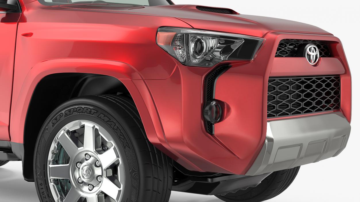 Toyota 4Runner with Thule Trail XTL Roof Basket 3D