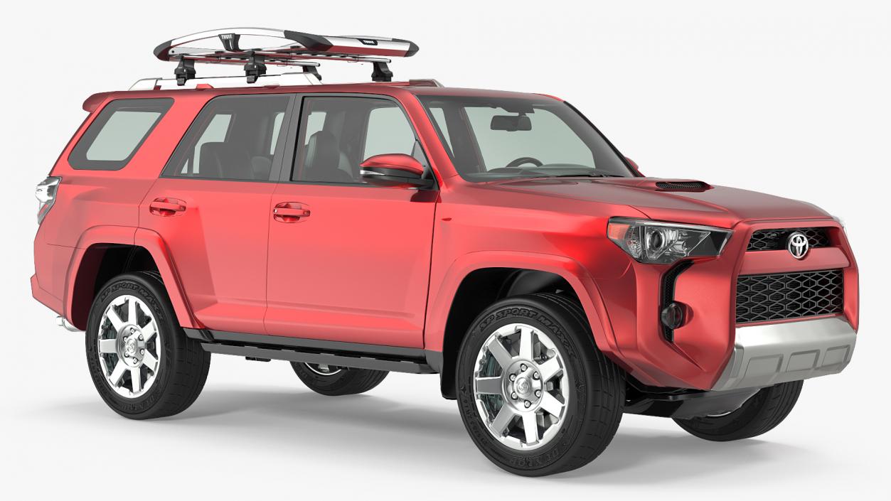 Toyota 4Runner with Thule Trail XTL Roof Basket 3D