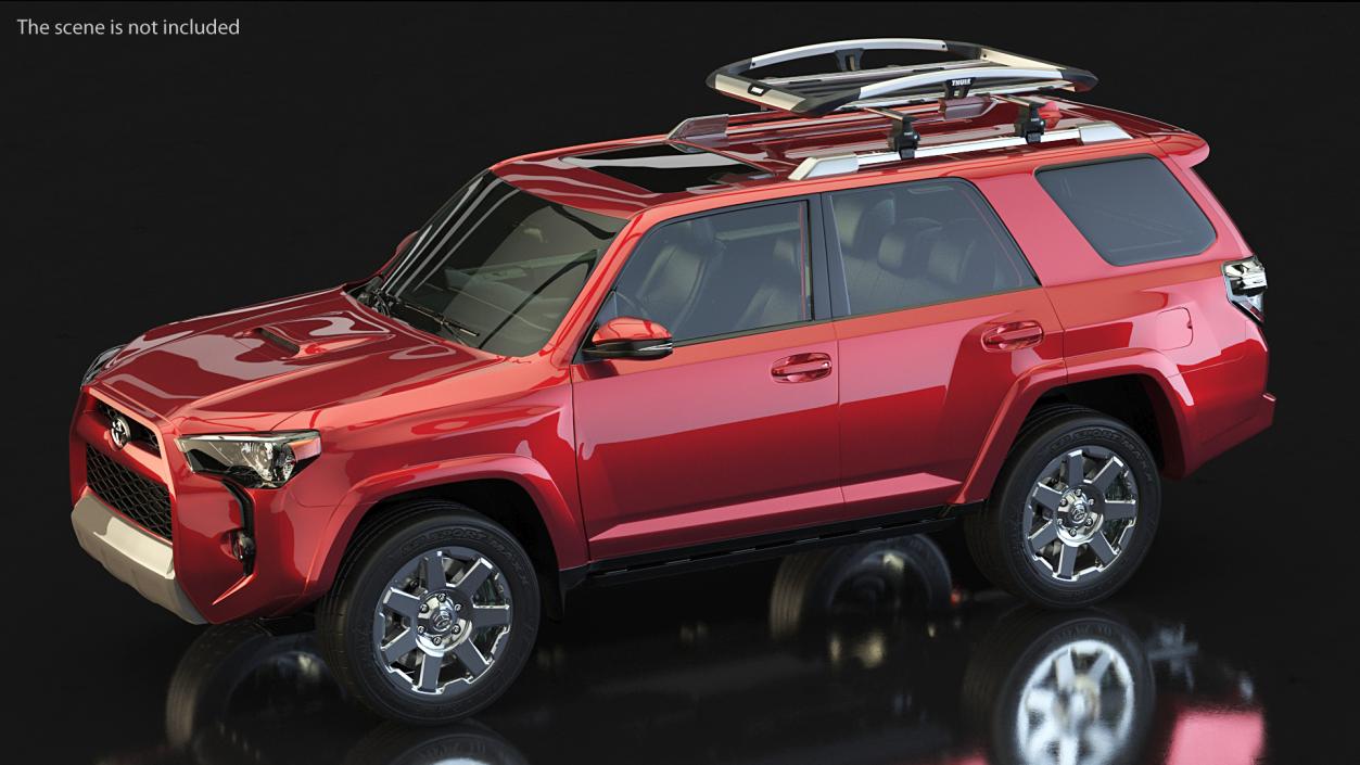 Toyota 4Runner with Thule Trail XTL Roof Basket 3D