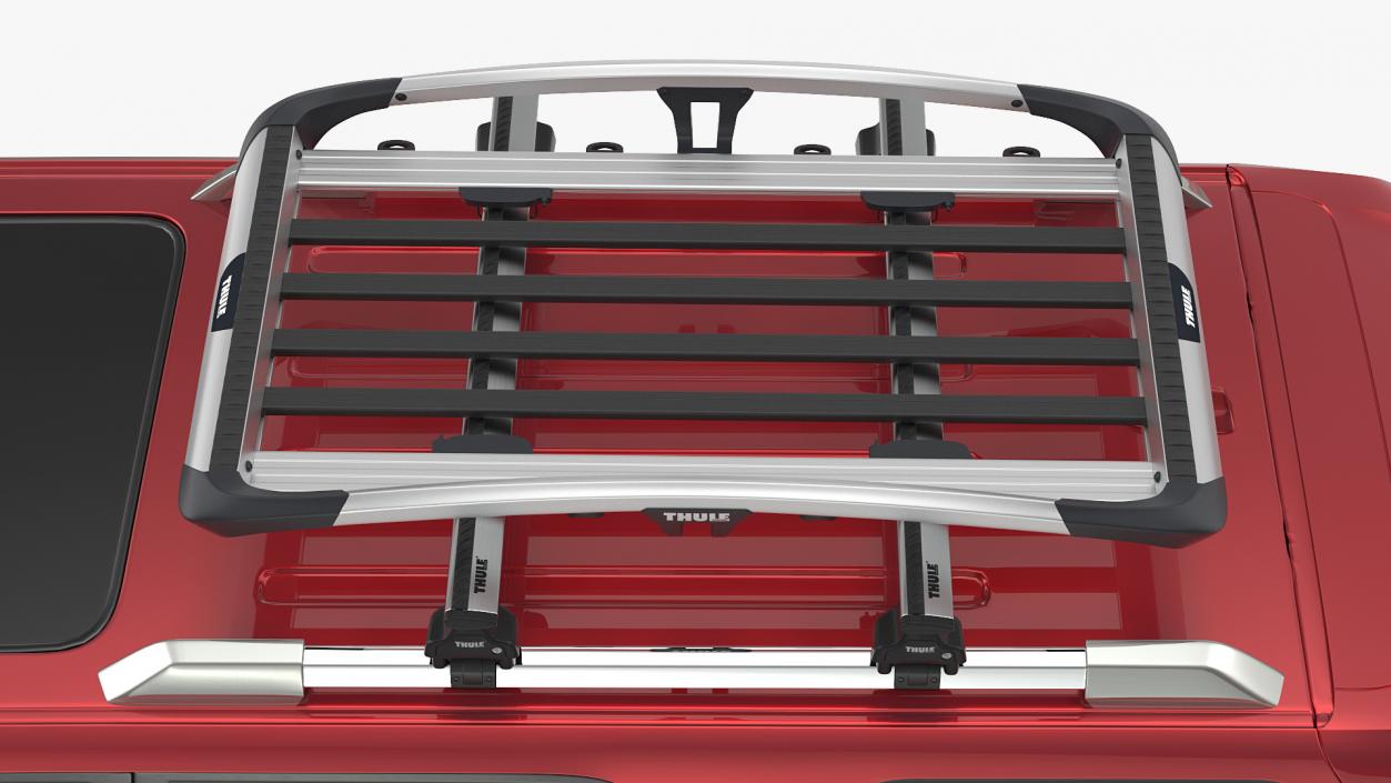 Toyota 4Runner with Thule Trail XTL Roof Basket 3D