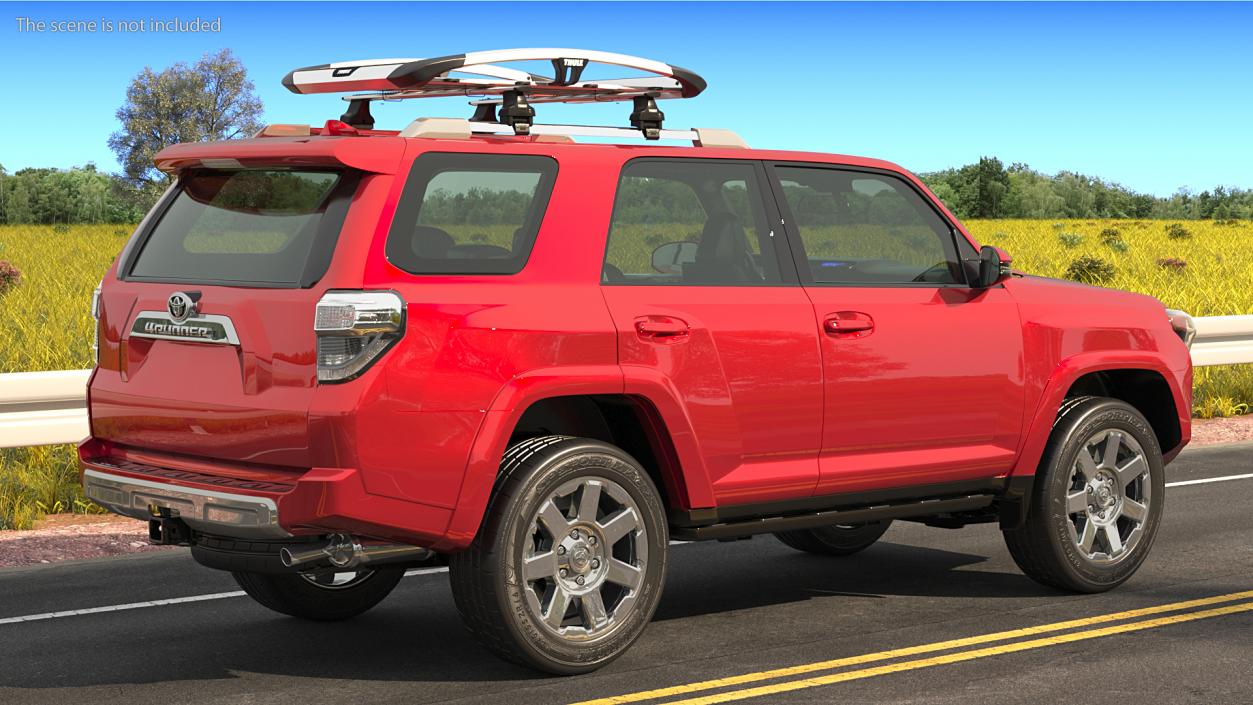 Toyota 4Runner with Thule Trail XTL Roof Basket 3D