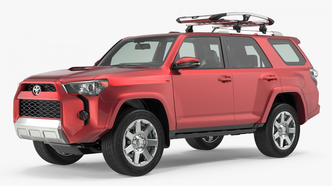 Toyota 4Runner with Thule Trail XTL Roof Basket 3D