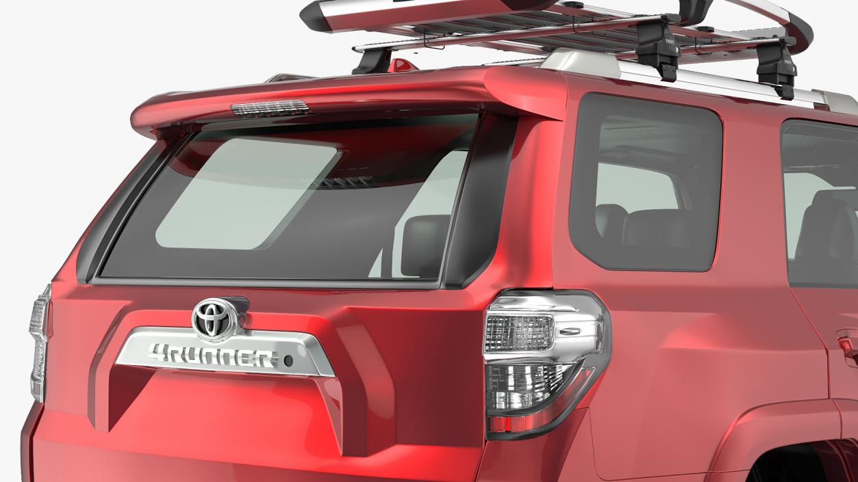 Toyota 4Runner with Thule Trail XTL Roof Basket 3D