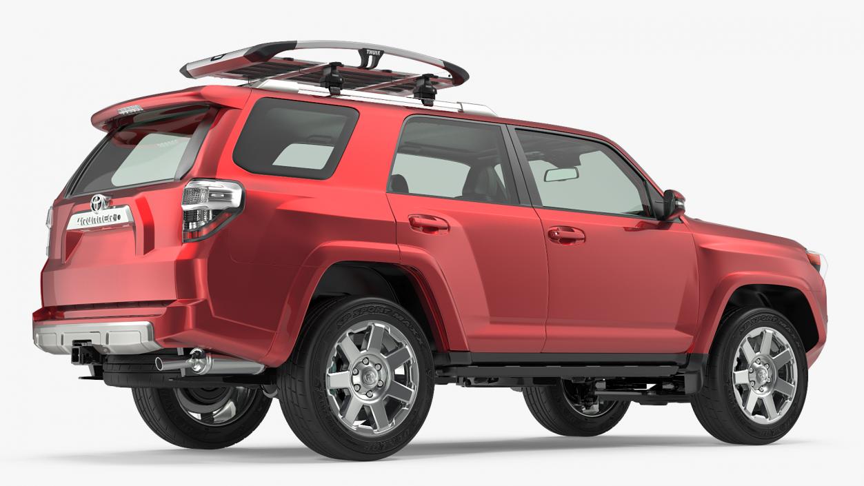 Toyota 4Runner with Thule Trail XTL Roof Basket 3D