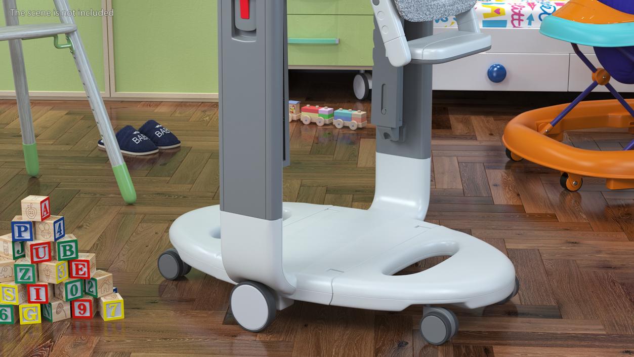 3D Peg Perego High Chair Tatamia Vertical Grey model