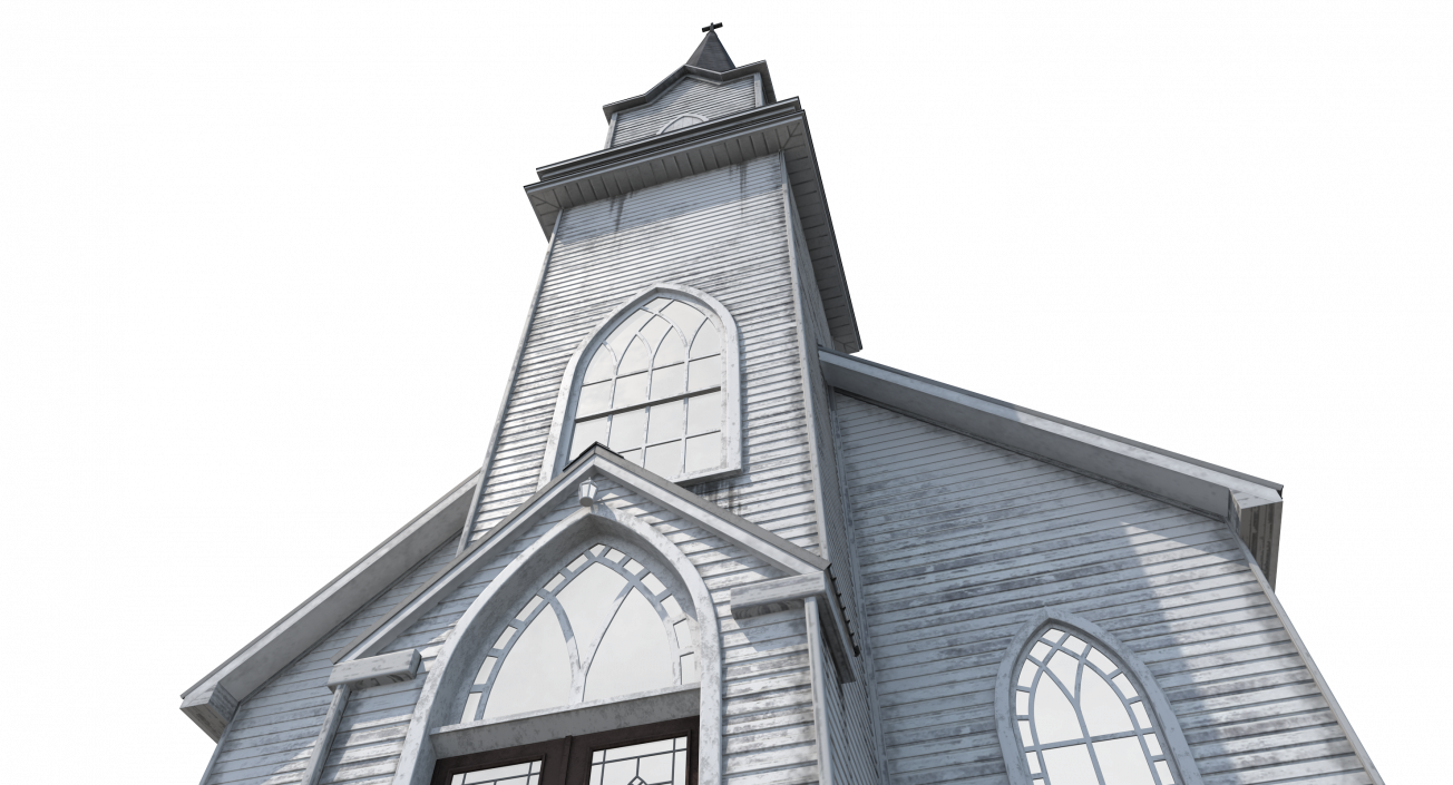 Old Wooden Church 3D