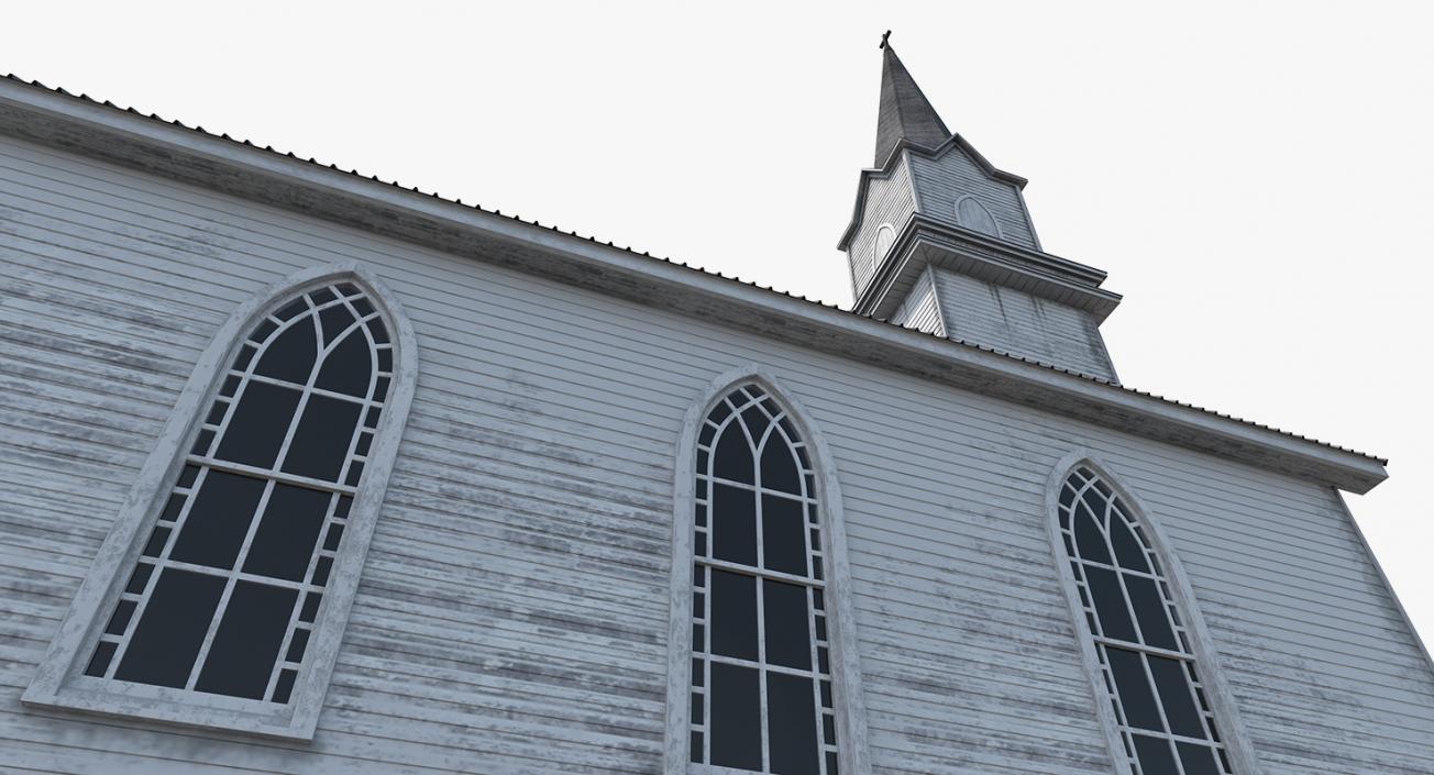 Old Wooden Church 3D