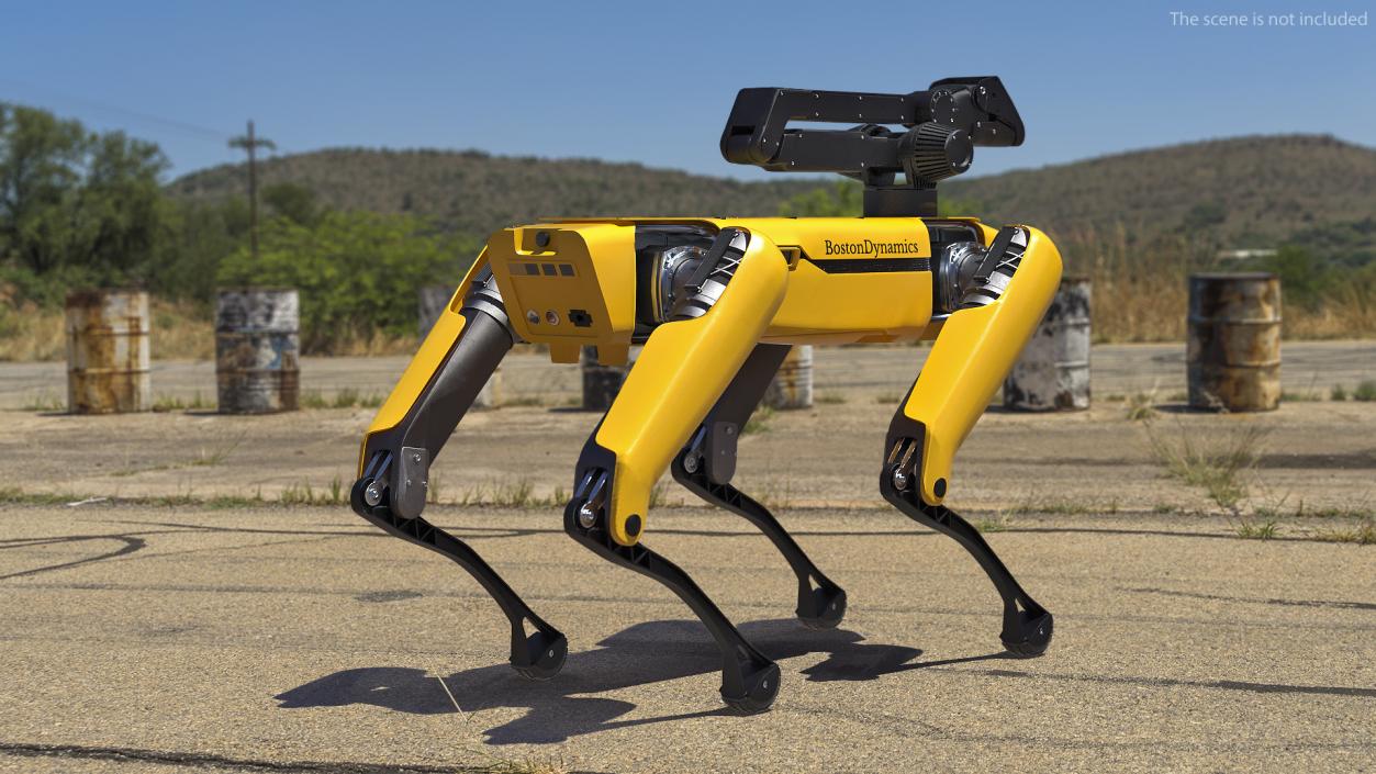 3D SpotMini Boston Dynamics with Manipulator