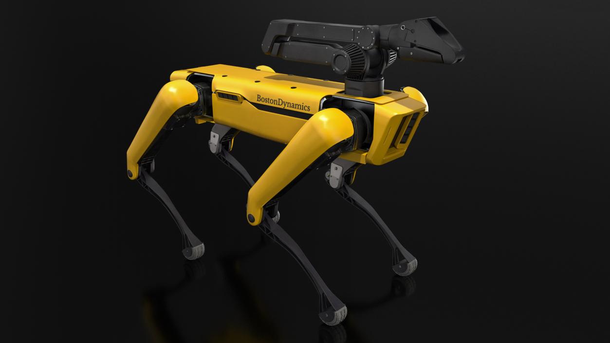 3D SpotMini Boston Dynamics with Manipulator