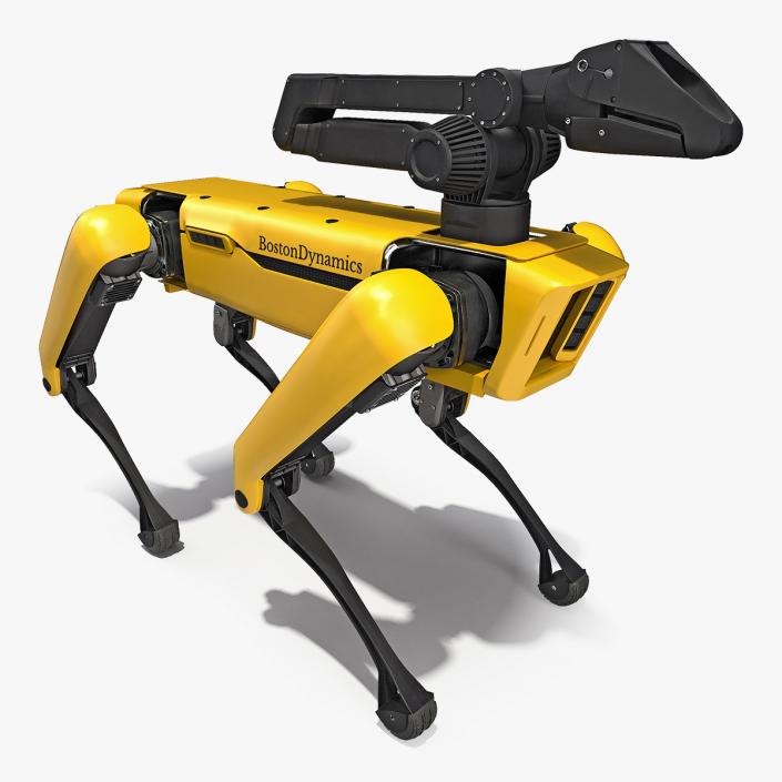 3D SpotMini Boston Dynamics with Manipulator