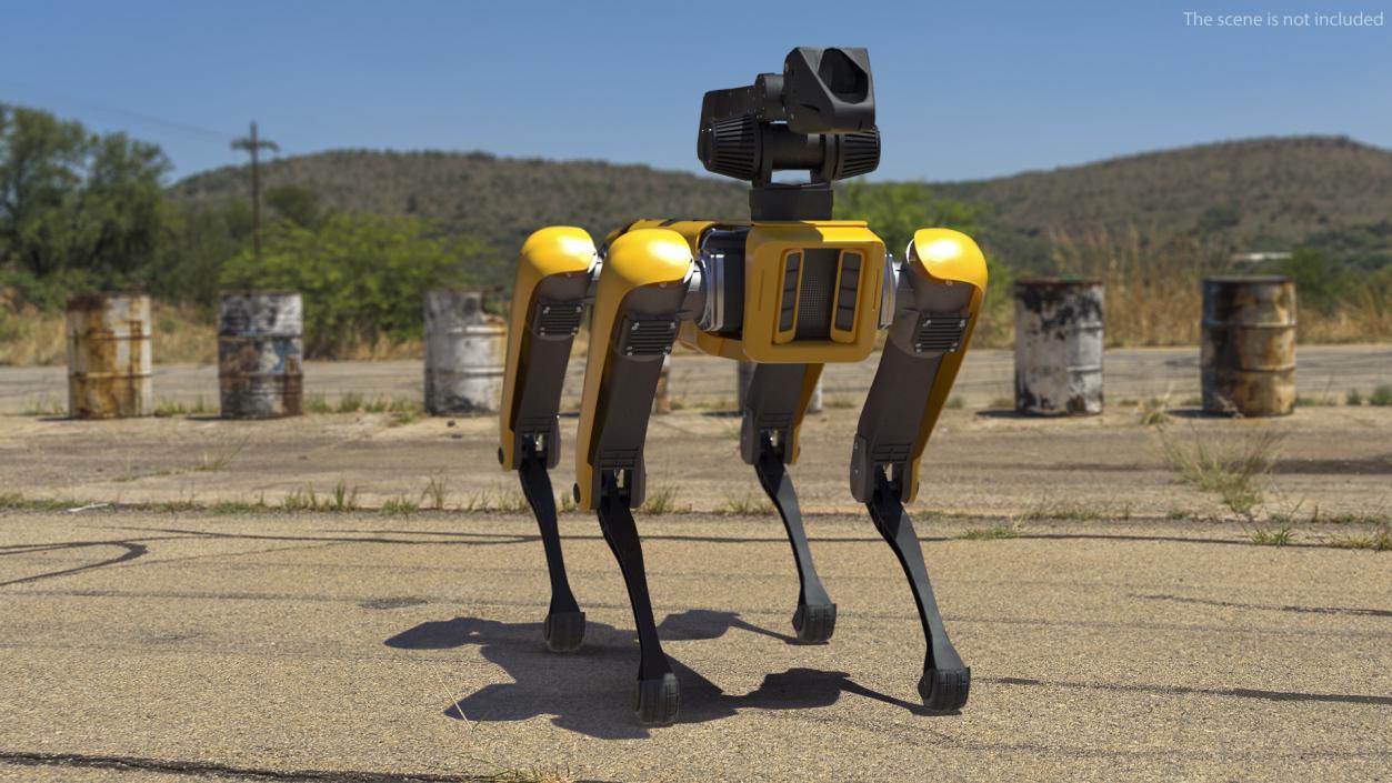 3D SpotMini Boston Dynamics with Manipulator