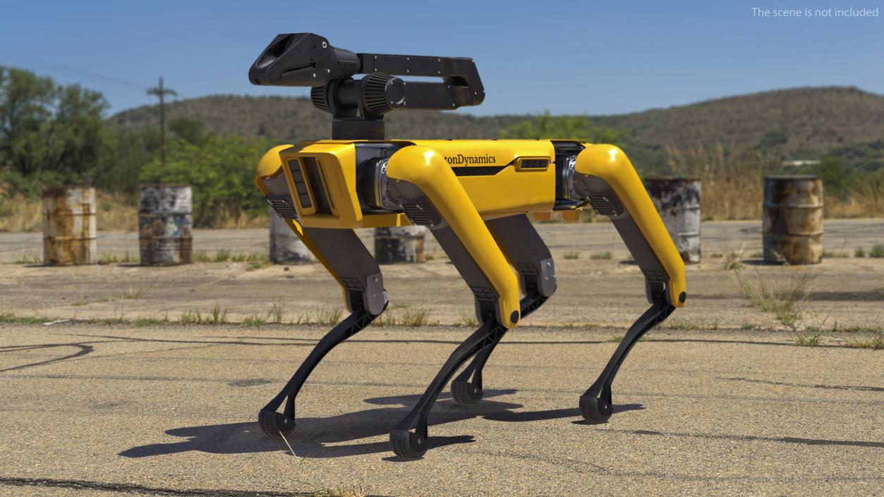 3D SpotMini Boston Dynamics with Manipulator