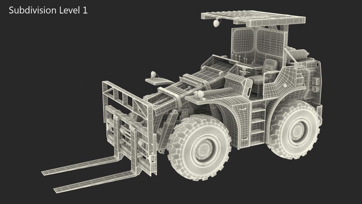 Military Forklift 3D