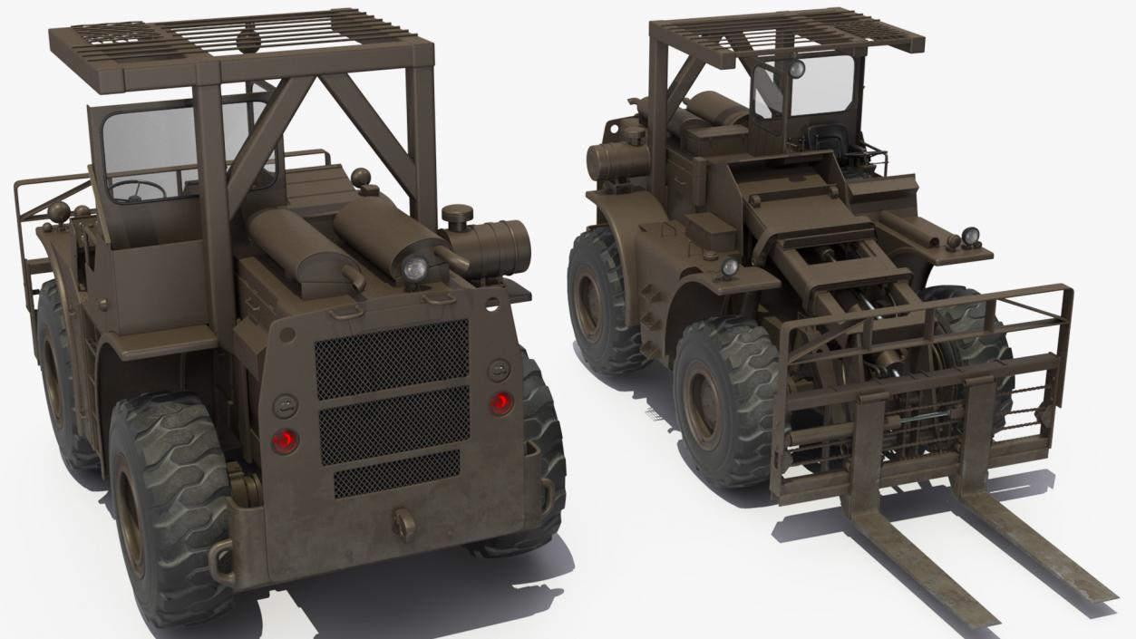 Military Forklift 3D