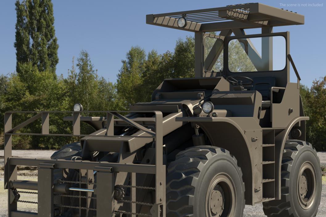 Military Forklift 3D