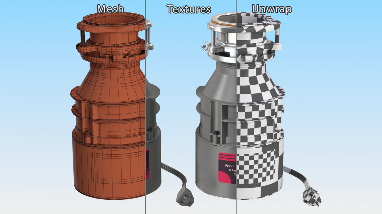 Food Waste Disposer 3D model