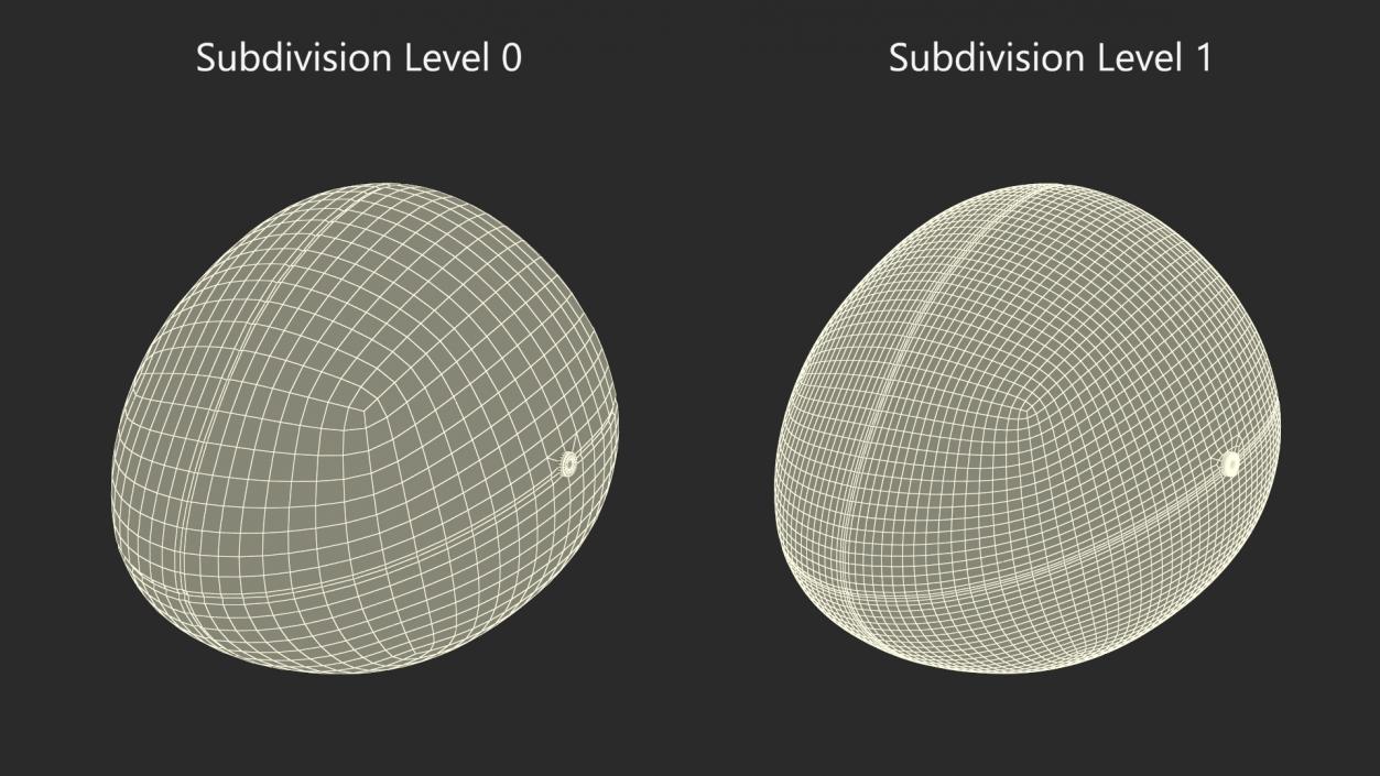 Rugby Bounce Back Ball Yellow 3D model