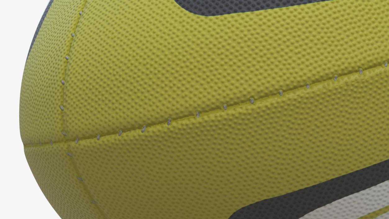 Rugby Bounce Back Ball Yellow 3D model