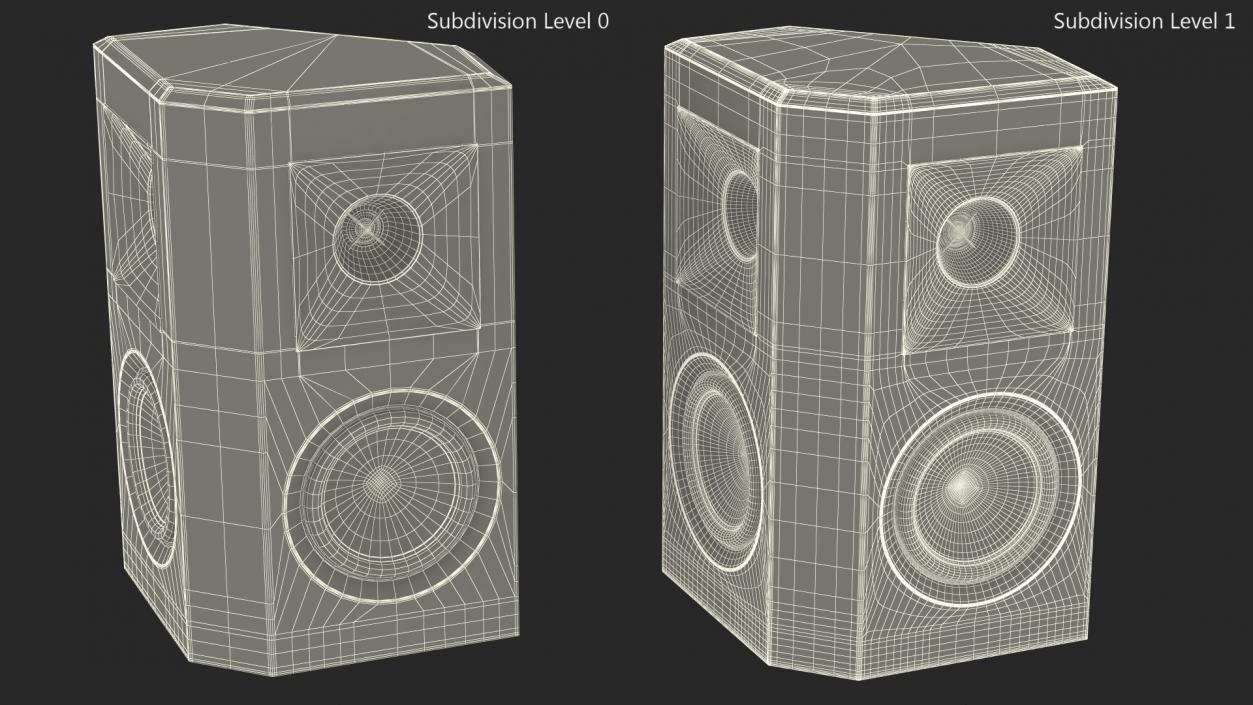 3D Surround Sound Speaker Black model