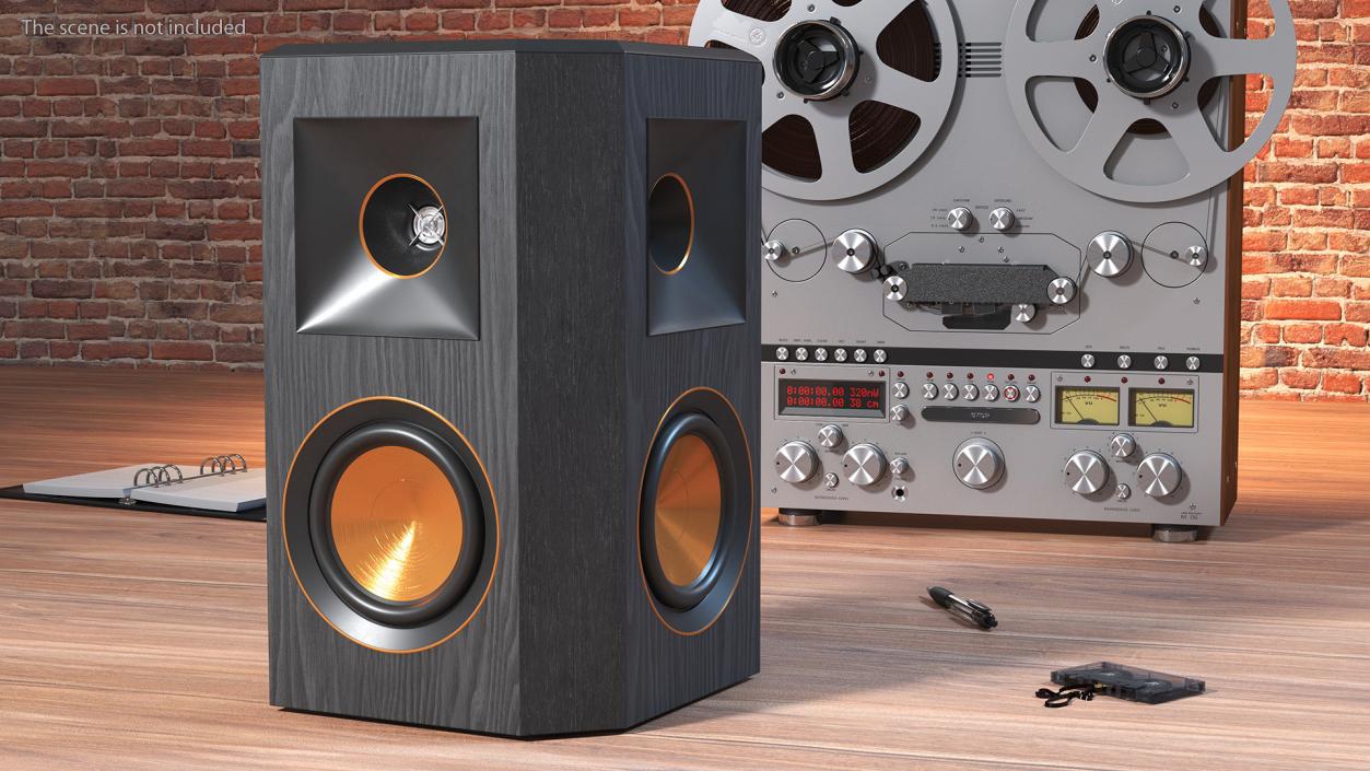 3D Surround Sound Speaker Black model