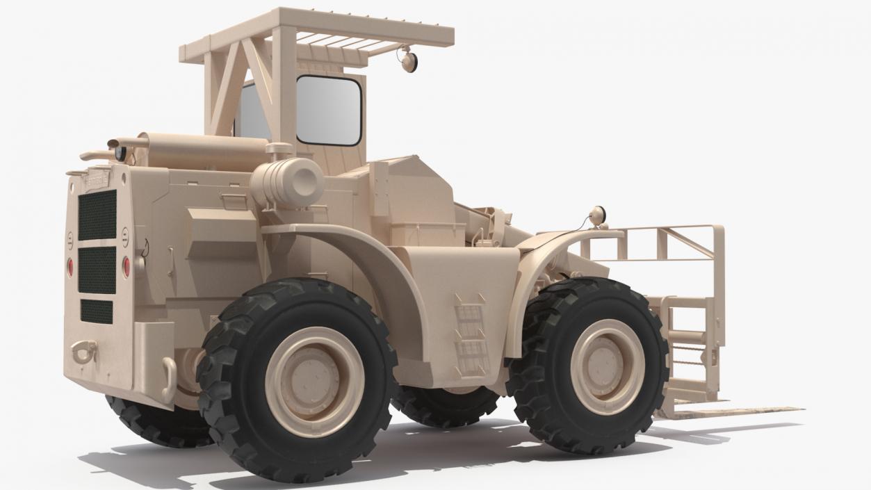 3D Pettibone Rough Terrain Military Forklift Sand