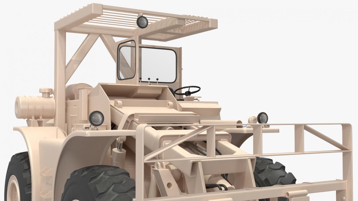 3D Pettibone Rough Terrain Military Forklift Sand