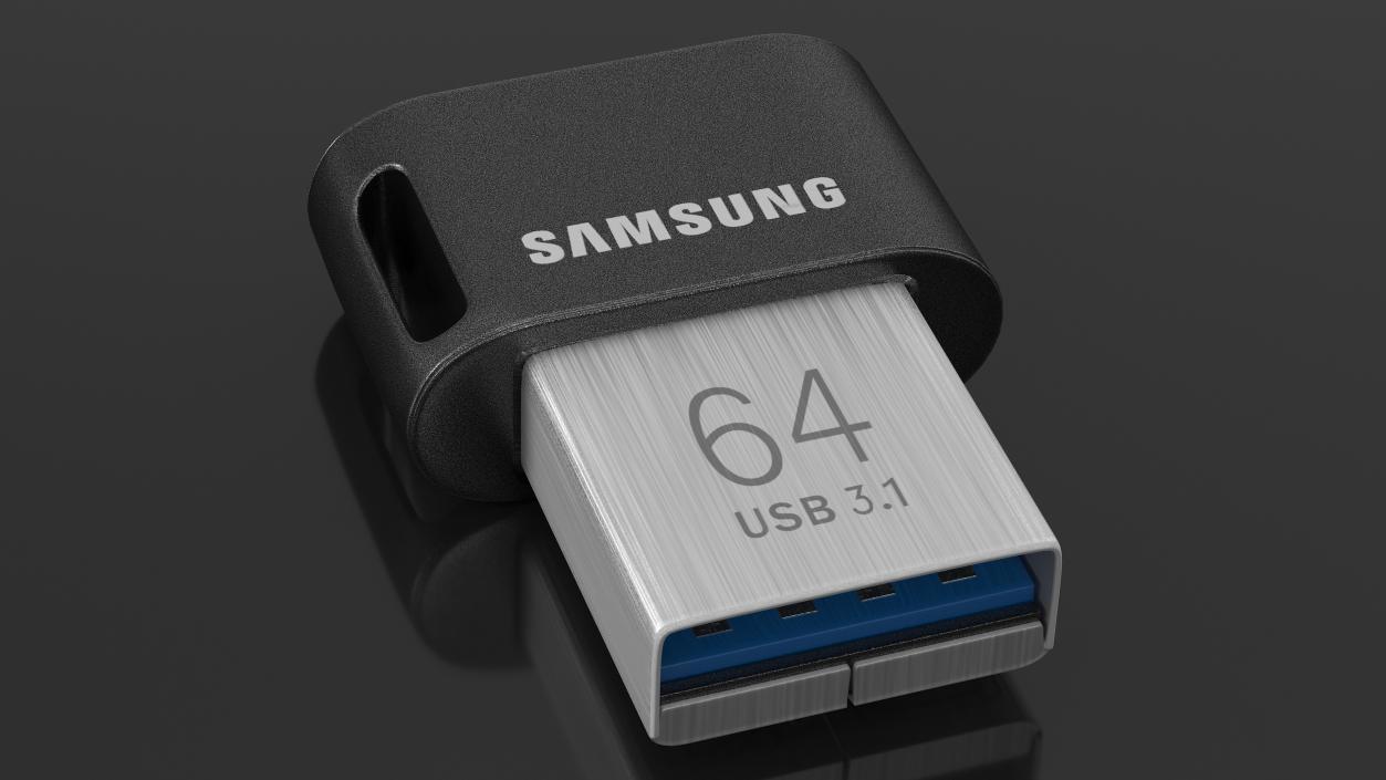 Flash Drive Samsung 64Gb 3D model