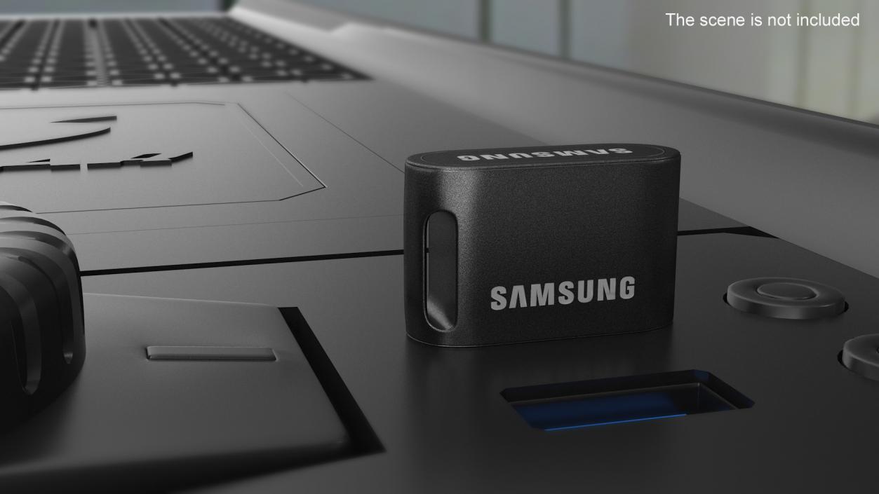 Flash Drive Samsung 64Gb 3D model