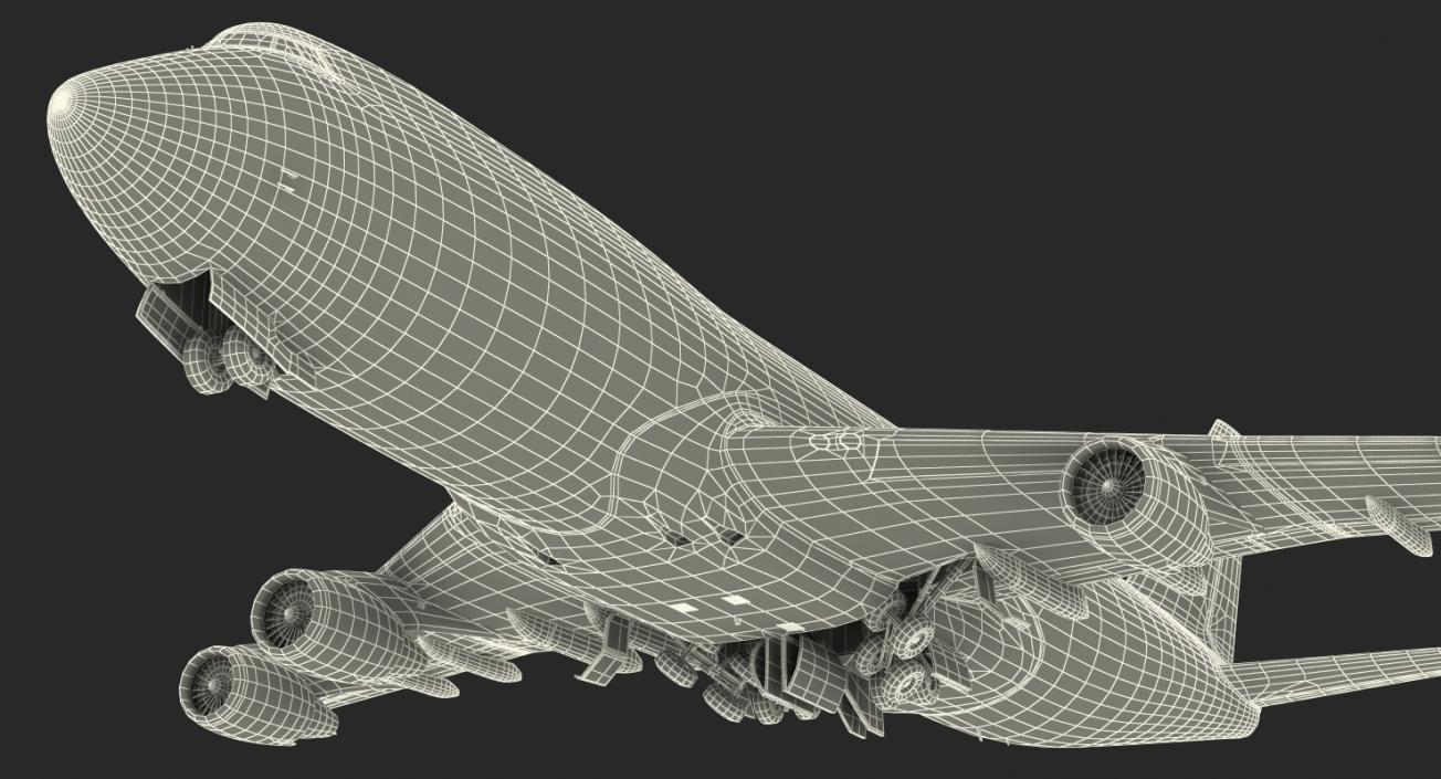 3D Boeing 747-200B Generic model