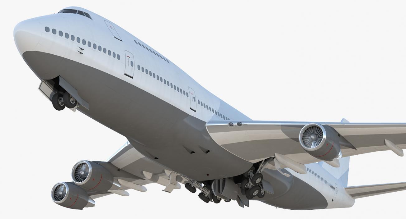 3D Boeing 747-200B Generic model