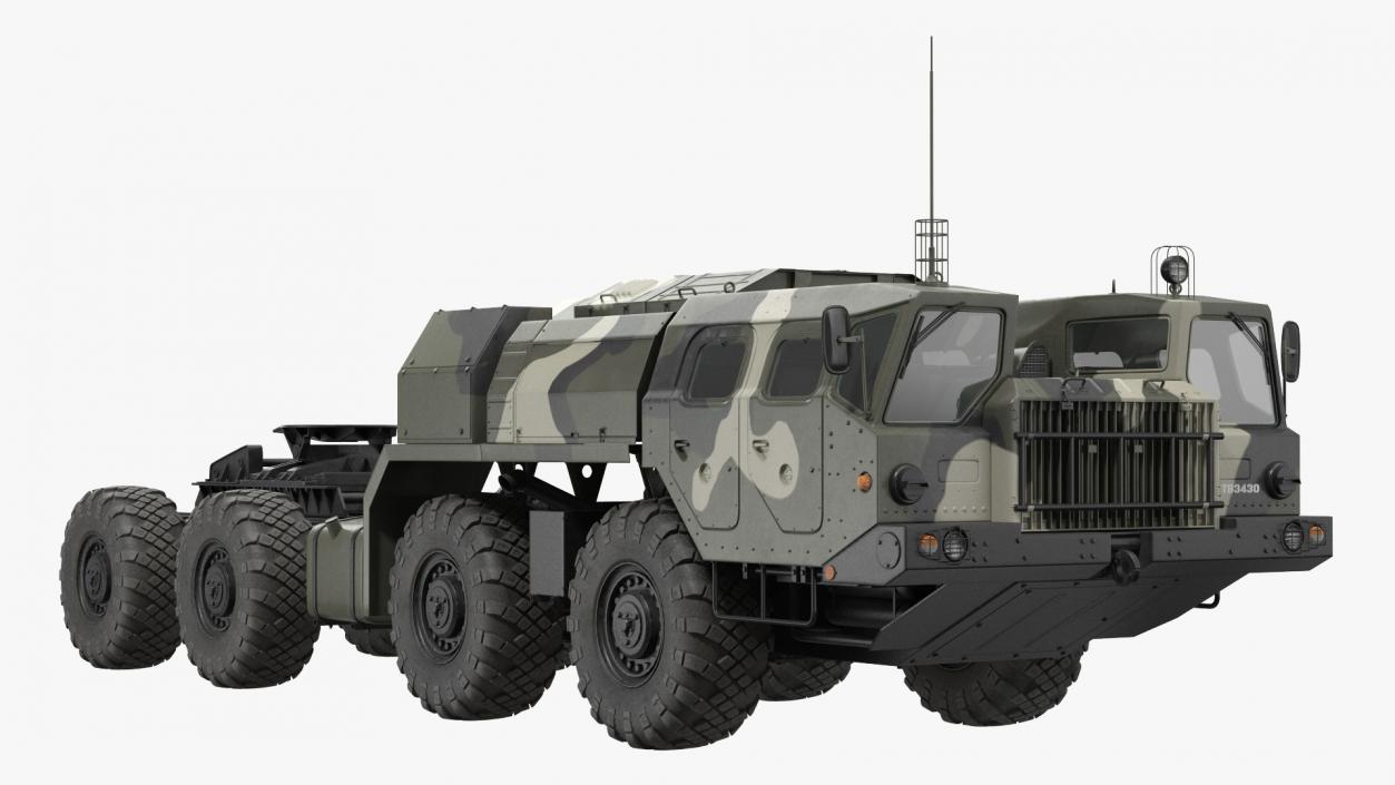 MAZ 7910 8x8 Truck Camouflage 3D model