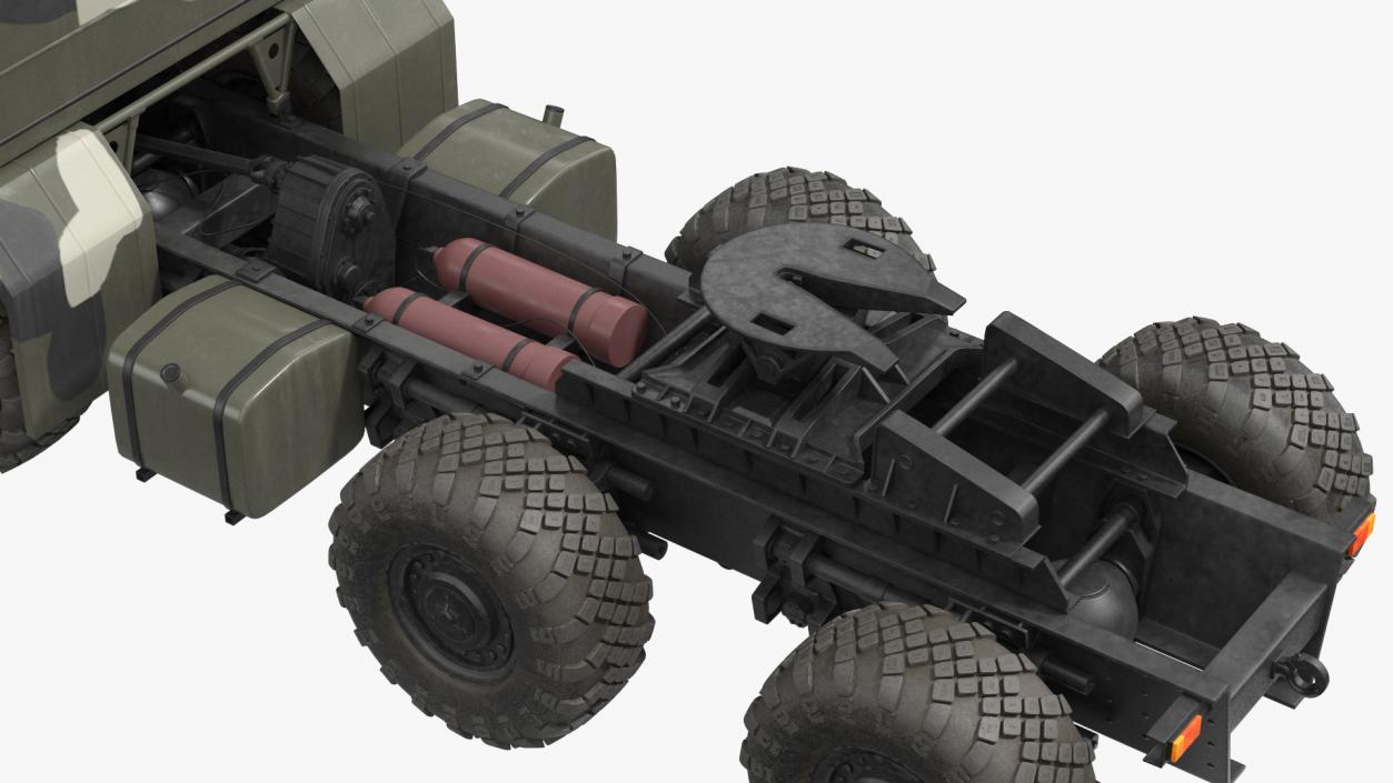 MAZ 7910 8x8 Truck Camouflage 3D model