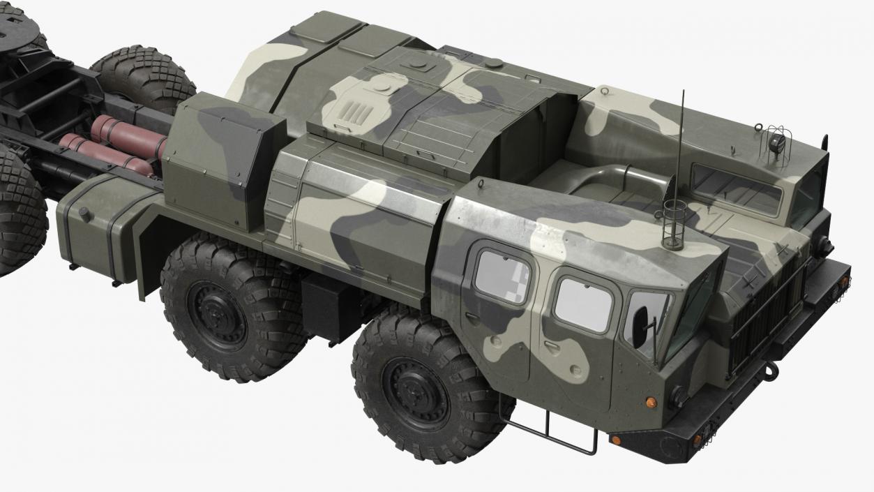 MAZ 7910 8x8 Truck Camouflage 3D model