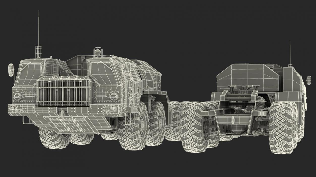 MAZ 7910 8x8 Truck Camouflage 3D model